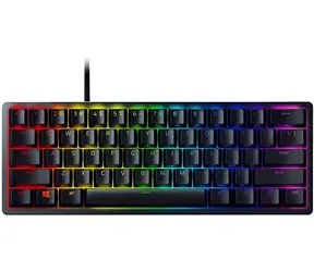 Razer Huntsman Mini schwarz / Gaming-Tastatur / Razer Clicky Optical / 60 % / USB-C / DE-Layout