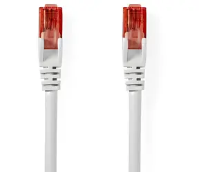 Nedis CAT6 weiß / Netzwerkkabel / U/UTP / RJ45 / 30 m / PVC