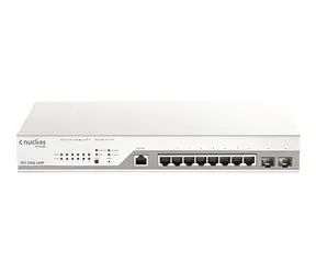 D-Link DBS-2000-10MP / Switch / 10- Port 10/100/1000 Mbit/s / PoE+ 130 W / Nuclias Cloud