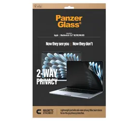 PanzerGlass MacBook Air 13,6" 2-Wege-Sichtschutzfolie / Schutzfolie / PET / M2-M5