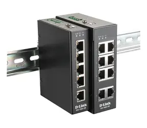 D-Link DIS-100E-5W / Industrie-Switch / 5x 10/100 Mbit/s / Unmanaged / DIN-Schiene / -40 bis 75 °C