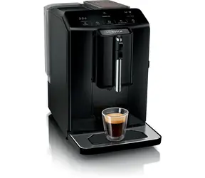 BOSCH Serie 2 TIE20109 schwarz / Kaffeevollautomat / 15 bar / 1300 W / 1,4 l / Wassertank 250 g