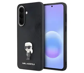 Karl Lagerfeld FIXED Glitter Metal Ikonik schwarz / Rückseite / Samsung Galaxy A57