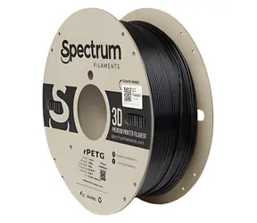 Spectrum rPETG Traffic Black / Druckfilament / recycelt / 1,75 mm / 1 kg