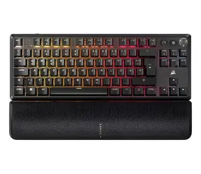 Corsair K70 Core TKL schwarz / Gaming-Tastatur / kabellos / mechanisch / Corsair MLX Rot / RGB / DE-Layout