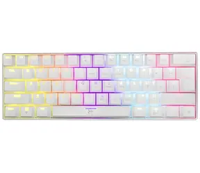White Shark SHINOBI 2 weiß / Mechanische Gaming-Tastatur / US-Layout / rote Schalter / USB