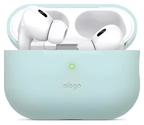 Elago AirPods Pro 2 Silikonhülle mintgrün / Silikonhülle für AirPods Pro 2 Kopfhörer