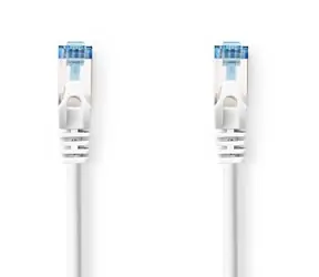 Nedis CAT6a S/FTP weiß / Netzwerkkabel / RJ45 / 20 m / Knickfrei / LSZH