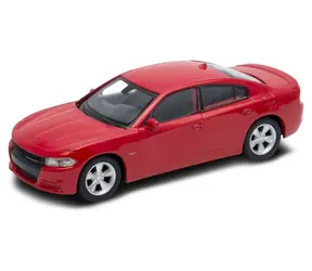 Welly Modellauto Dodge Charger R/T (2016) schwarz / 1:34 / ab 3 Jahren