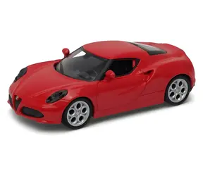 Welly Modellauto Alfa 4C rot / 1:34 / ab 3 Jahren