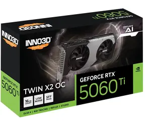 Inno3D GeForce RTX 5060 Ti Twin X2 OC 16GB / Grafikkarte / 16GB GDDR7