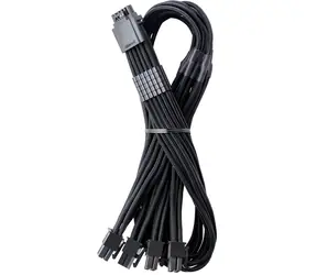 CableMod PRO ModMesh C-Series schwarz / PCIe-Kabel / 12V-2x6 (16-Pin) auf 4X 8-Pin / Corsair Typ 4 & 3 / 60 cm