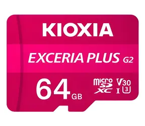 KIOXIA Exceria PLUS 64 GB / Speicherkarte / microSDXC