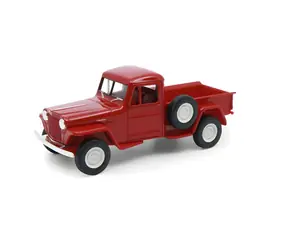 Welly Modellauto Jeep Willys Pickup 1947 grün / 1:34 / ab 3 Jahren