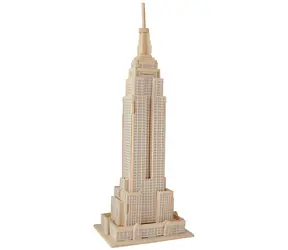 Woodcraft Empire State Building (3D) aus Holz / 185 Teile / ab 8 Jahren / Schwierigkeitsgrad: mittel