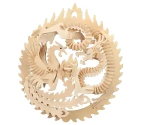 Woodcraft „ Phönix und Drache“ (3D) / ab 6 Jahren / Schwierigkeitsgrad: mittel