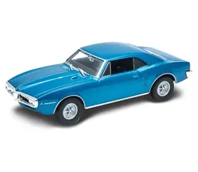 Welly Modellauto Pontiac Firebird (1967) bordeauxrot / 1:34 / ab 3 Jahren