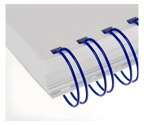 Renz Metallrücken (2/1") 32 blau / für 251-280 Blatt 80 g Papier / 20 Stück.