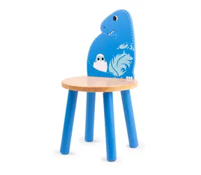 Tidlo Holzstuhl T. Rex blau / ab 3 Jahren / Holz