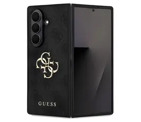 Guess PU 4G Metall- Logo grau / Rückseite / Samsung Galaxy Z Fold 7