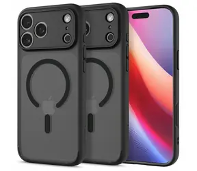 Spigen Ultra Hybrid MagSafe schwarz / Schutzhülle / Apple iPhone 17 Pro Max / TPU+PC / Militärstandard