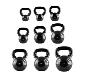 HMS KNV24 24 kg schwarz / Kettlebell / Gusseisen, Vinyl
