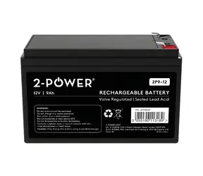 2-Power 2P9-12 / Batterie für USV / 12V / 9Ah / VRLA / Faston 250