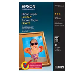 Epson A3 Hochglanz-Fotopapier / 200 g/m / 20 Blatt / für Expression Photo XP-970, SureColor SC-P706, SC-T516