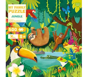 MAGELLAN Familienpuzzle Dschungel / 500 Teile / ab 8 Jahren