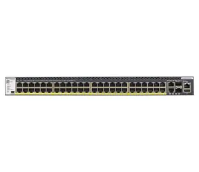 Netgear M4300-52G-PoE+ / Switch / 48x Gigabit PoE+ / 2x 10GE RJ45 / 2x 10GE SFP+ / L3 verwaltet