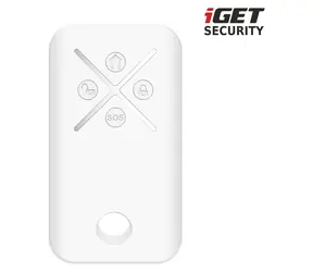 iGet SECURITY MP5 / Fernbedienung (Schlüsselanhänger) / für M6-4G Alarmanlage / 868 MHz / Batterielebensdauer 3 Jahre