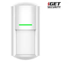 iGet SECURITY MP30 / Drahtloser PIR-Bewegungsmelder / Außenbereich / IP65 / Reichweite 16 m / erkennt keine Tiere bis 35 kg