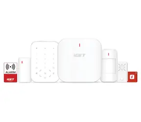 iGet SECURITY M6-4G Premium / Drahtloses Sicherheitssystem / 4G LTE / WLAN / LAN / GSM