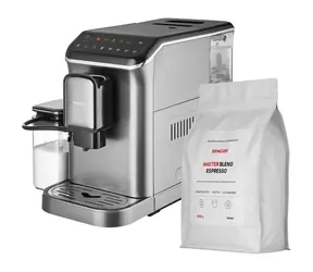 Sencor SES 8000BK schwarz / Kaffeevollautomat / 20 bar / 1350 W / Set mit 1 kg Kaffeepulver