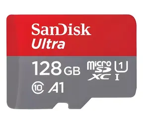 SanDisk Ultra microSDXC 128 GB + Adapter / Speicherkarte / Klasse 10 / UHS-I