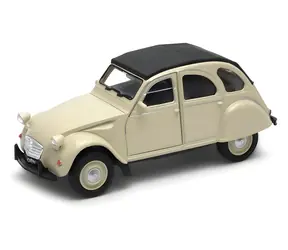 Welly Citroën 2CV silber / 1:34 / ab 3 Jahren