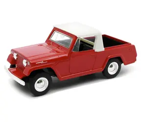 Welly Modellauto 1967 Jeep Jeepster Commando Pickup rot / 1:34 / ab 3 Jahren
