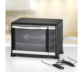 Rommelsbacher BG 1550 schwarz / Mini-Backofen / 1550 W / 30 l