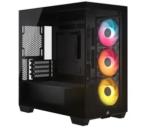 Corsair 2800X RS R ARGB Schwarz / Micro-ATX / 3x 120 mm / ARGB / Gehärtetes Glas