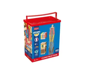 Jeujura Holzbaukasten Técap Multicolor / 200 Teile / ab 3 Jahren