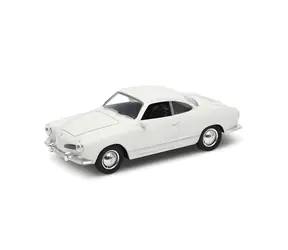 Welly Modellauto VW Karmann Ghia Coupé weiß / 1:34 / ab 3 Jahren