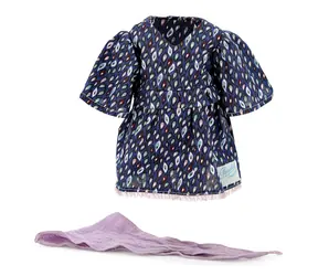 Petitcollin Pflaumenkleid / für Puppen 39 cm / ab 3 Jahren
