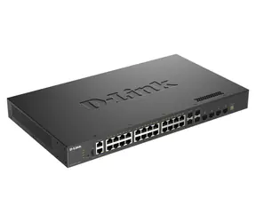 D-Link DXS-3410-32XY / Switch / L3 Managed / 24x 10GbE RJ-45 / 4X 10G SFP+ / 4X 25G SFP28 / Rack
