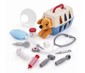ECOIFFIER Tierarztpraxis / Behandlungstisch + Plüschhund + Zubehör / 40,5 × 28 × 61 cm