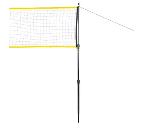 NILS NT310 / Badmintonnetz / Teleskoppfosten / 6,3 × 0,6 m / Höhe 1,2-1,6 m