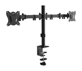 Montis Everest MT015 schwarz / Halterung für 2 Monitore / 13-27" / VESA 75x75-100x100 / Tragkraft 16 kg