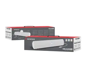Genesis Helium 312BT weiß / Gaming-Soundbar / 10 W / Bluetooth 5.2 / USB / RGB-Hintergrundbeleuchtung