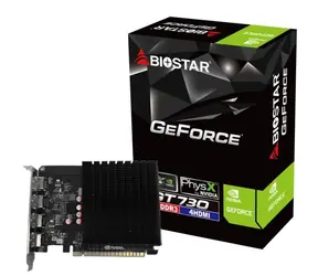 Biostar GeForce GT 730 4GB / Grafikkarte / 902 MHz / GDDR3 1334 MHz / 64 Bit / PCIe 2.0 / 4X HDMI