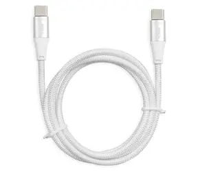 ibox IKUTC weiß / USB-Kabel / USB-C - USB-C / USB 2.0 / 60 W / 1 m