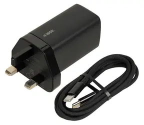 ibox C-65 schwarz, UK-Stecker / Ladegerät / GaN / 65 W / USB-C